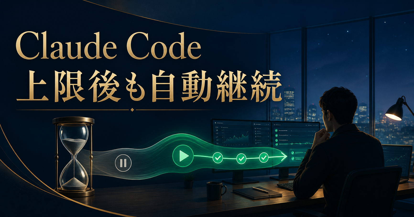 Claude Codeが利用上限後に自動継続する