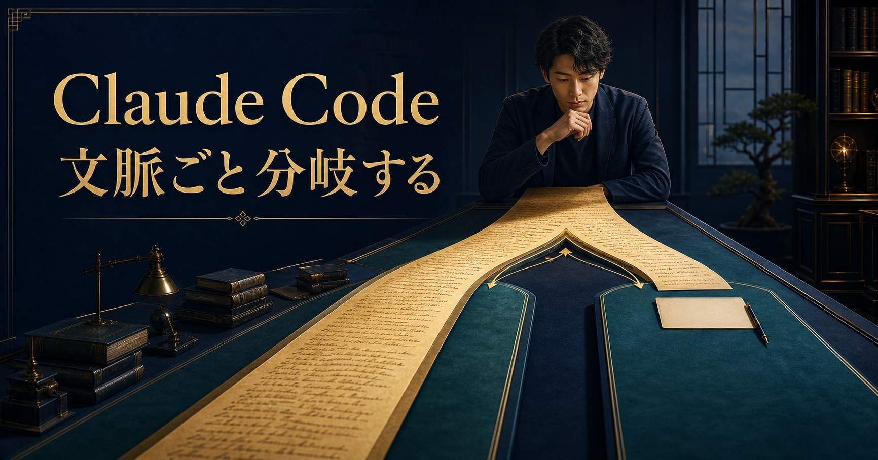 Claude Codeで会話の文脈ごと作業を分岐する