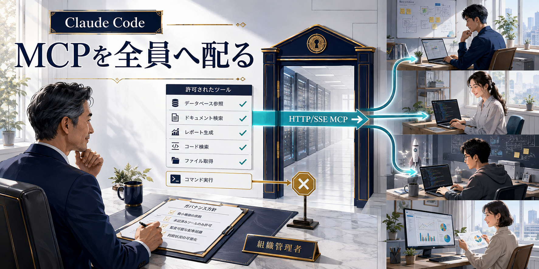 Claude CodeのmanagedMcpServersを組織運用する