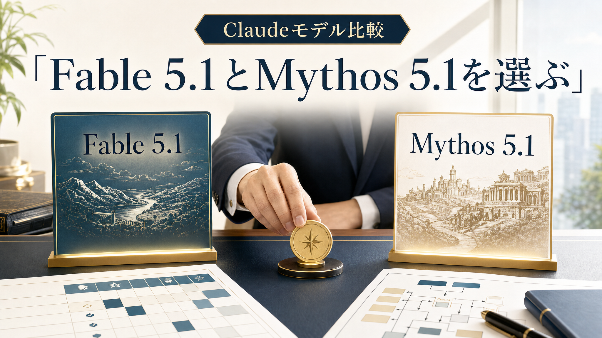 Claude Fable 5.1とMythos 5.1の選び方