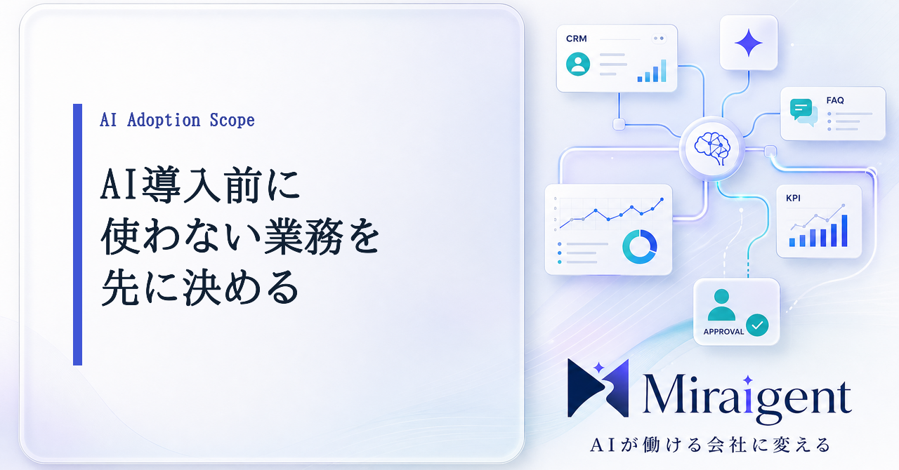 AI導入前に使わない業務を先に決める記事サムネイル