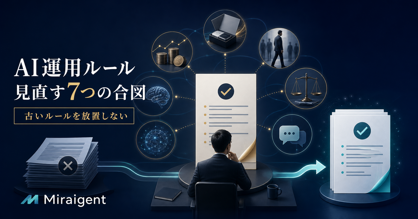 AI運用ルールを見直す7つの変更イベントの記事サムネイル
