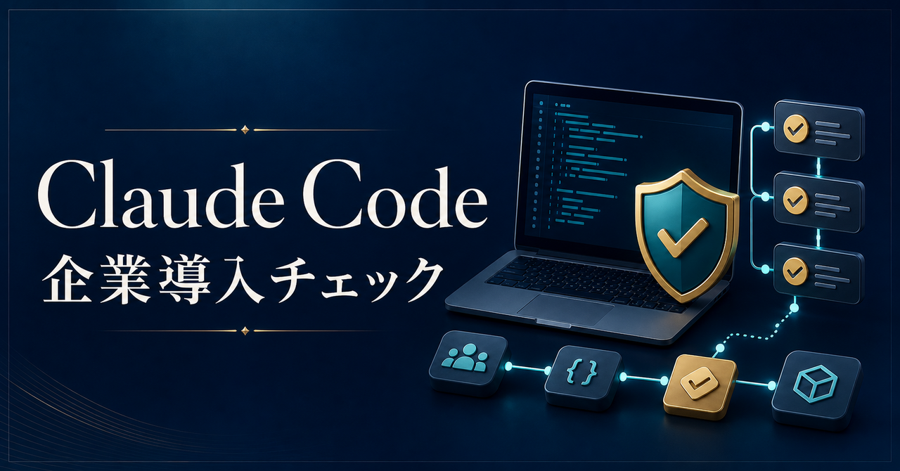 Claude Code企業導入チェック