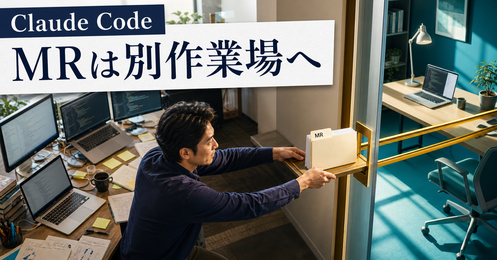 Claude CodeでGitLab MRを別作業場へ分離する