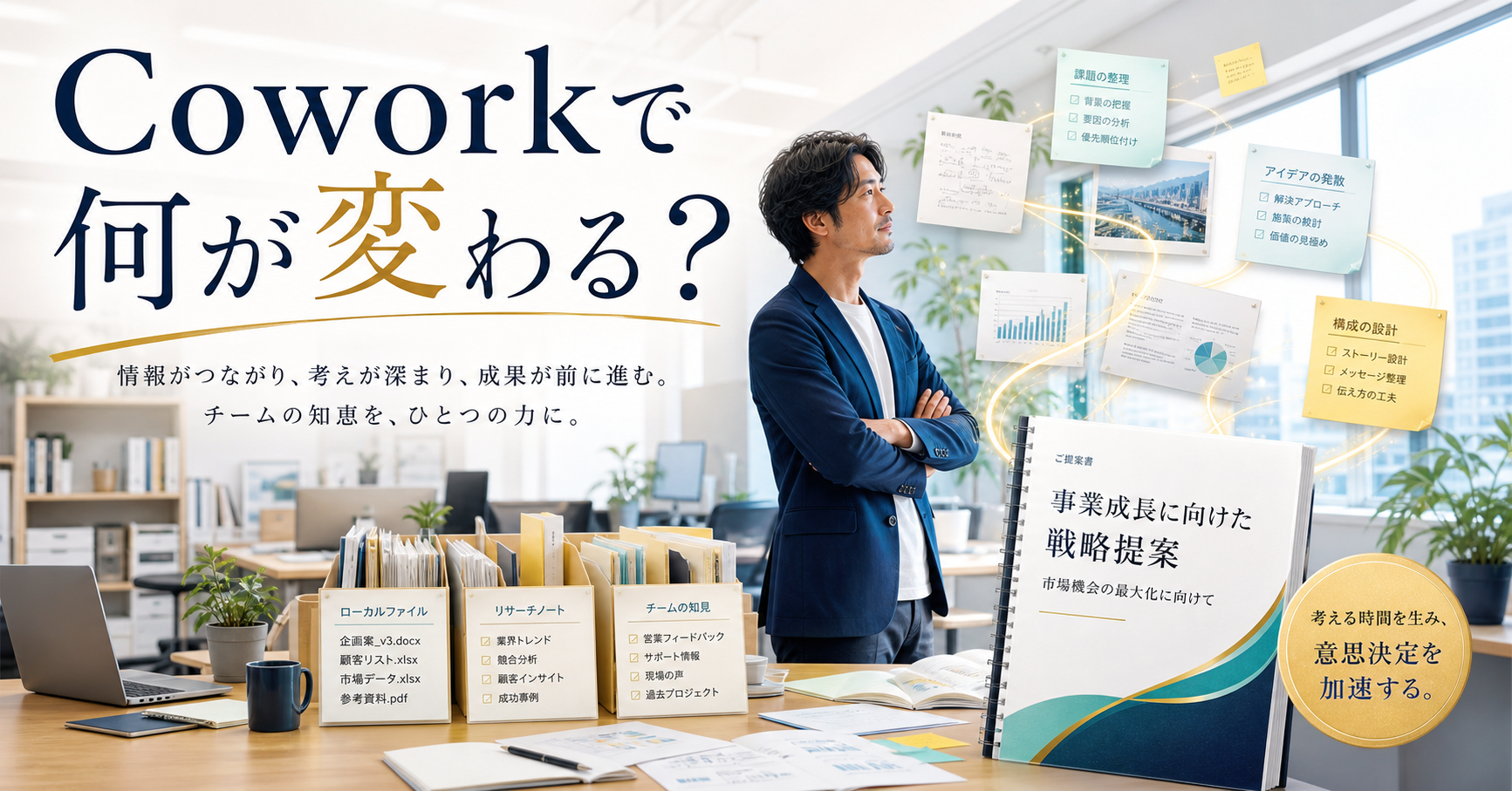 Claude Coworkとは？できることと導入前の確認点