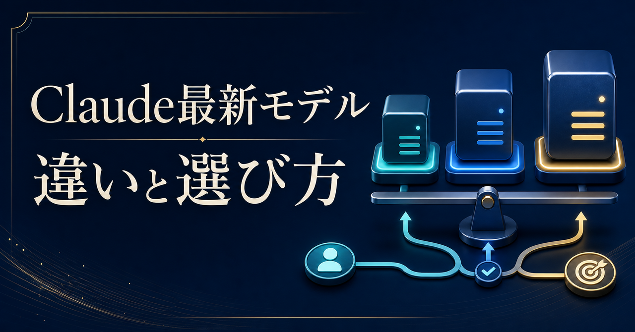 Claude最新モデルの違いと選び方