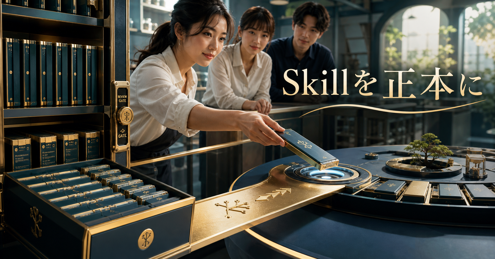GitHub Skillsを運用の正本にする
