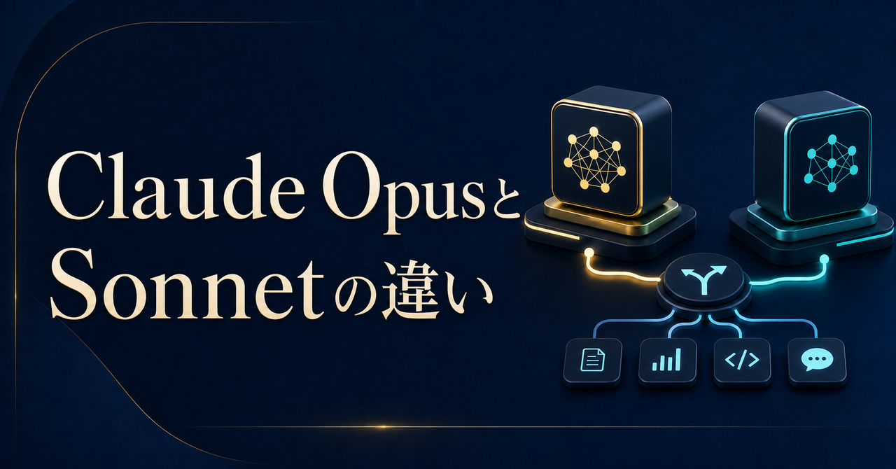 Claude OpusとSonnetの違い