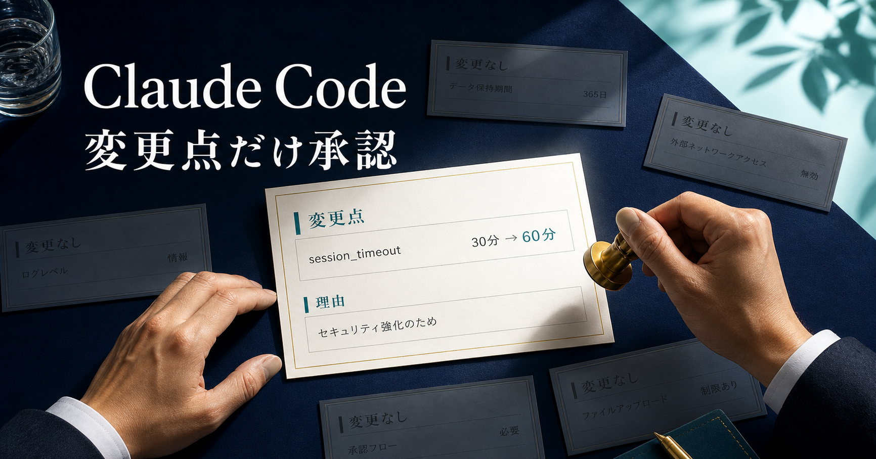 Claude Code 変更点だけ承認