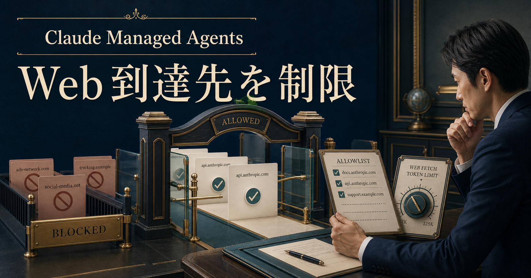 Claude Managed AgentsのWeb到達先制限